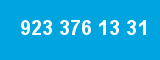 923 376 13 31 923 376 13 31
